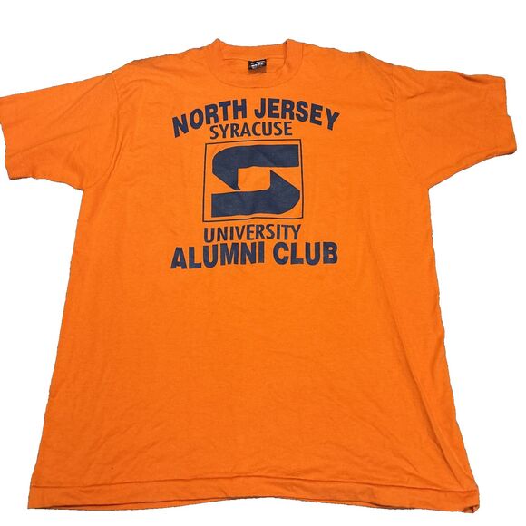 Vintage BEST Tag Syracuse University Orange XL T Shirt XLarge Single Stitch - Picture 1 of 8